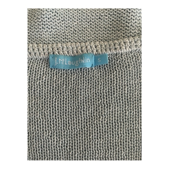 J McLaughlin Elegant V-Neck Sweater in Light Blue - Picture 3 of 4